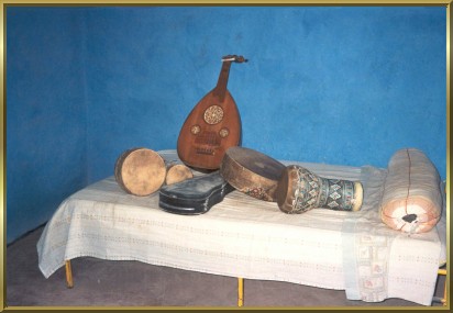 In der Auberge "Le Tresor" wunderschöne Musik mit Ibrahim und Yussuf